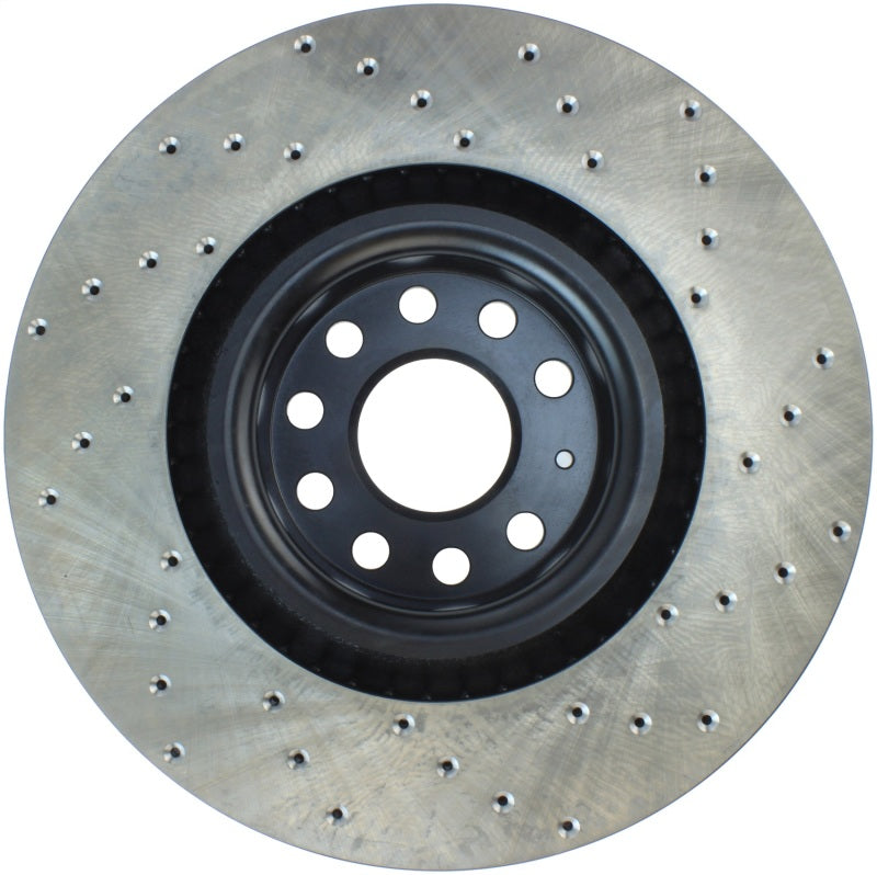 StopTech Sport Cryo Cross Drilled Brake Rotor; Rear Left