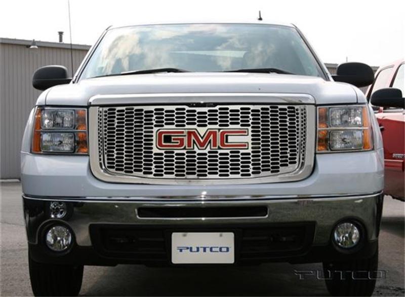 Putco 07-10 GMC Sierra HD (Factory Slot) Designer FX Grilles 64494 Main Image