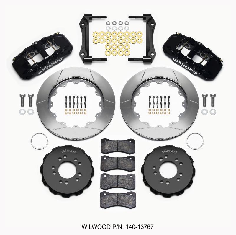 Wilwood AERO6 Front Hat Kit 14.00 1964-1970 Ford Mustang w/ DSE Suspension 140-13767 Main Image