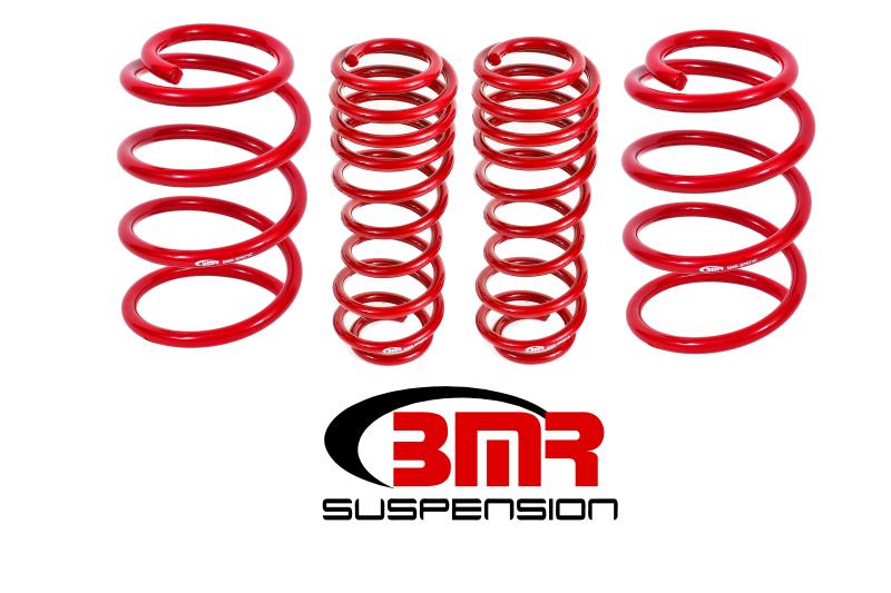 BMR 07-14 Shelby GT500 Performance Version Lowering Springs (Set Of 4) - Red SP070R Main Image