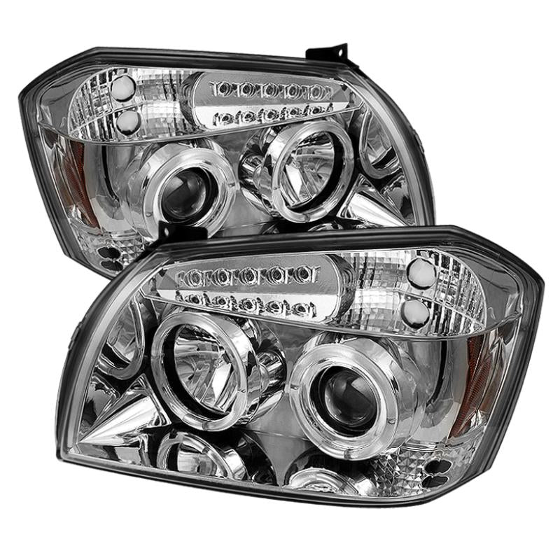 Spyder Dodge Magnum 05-07 Projector Headlights LED Halo LED Chrm (Not Included) PRO-YD-DMAG05-LED-C 5009883 Main Image