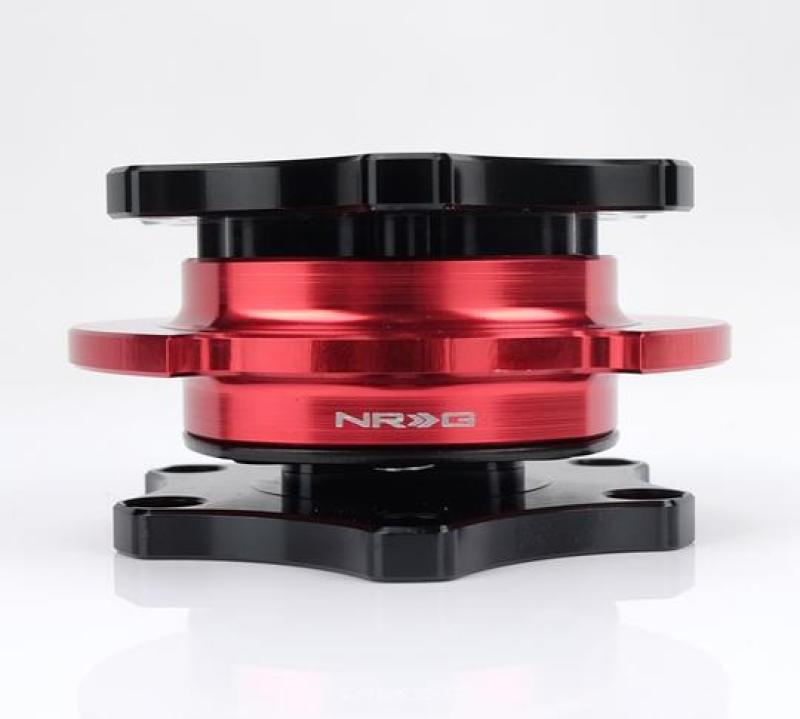 NRG Quick Release SFI SPEC 42.1 - Shinny Black Body / Red Shinny Ring SRK-R200BK-RD