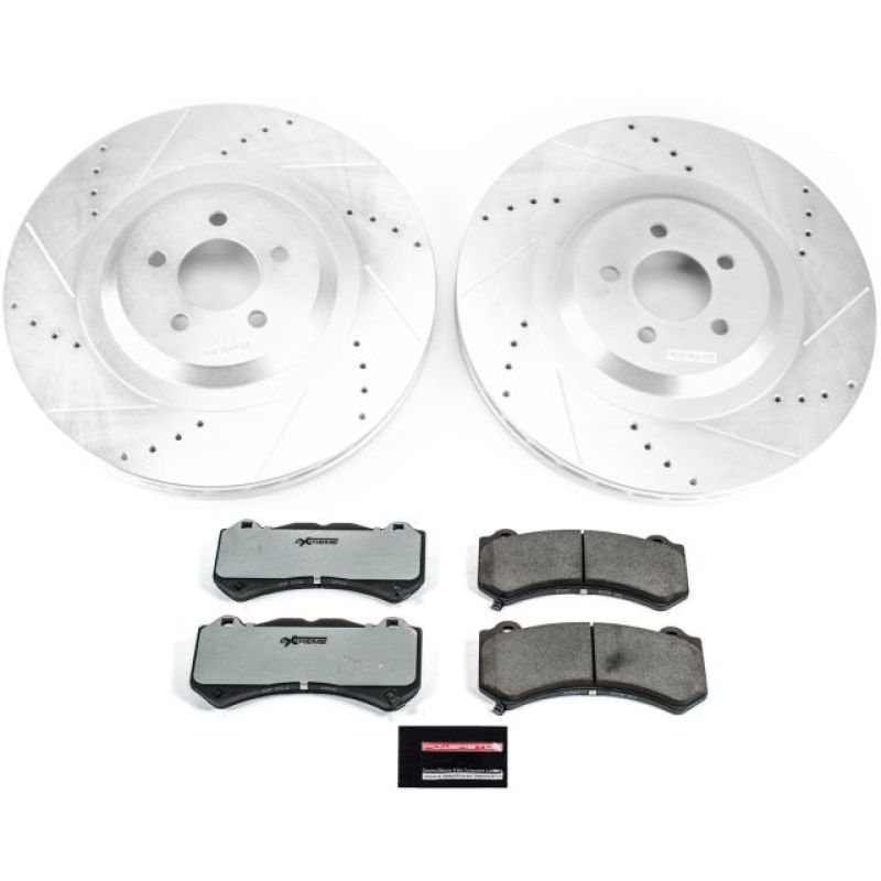 PowerStop PSB Z26 Street Warrior Kit Brakes, Rotors & Pads Brake Kits - Performance D&S main image