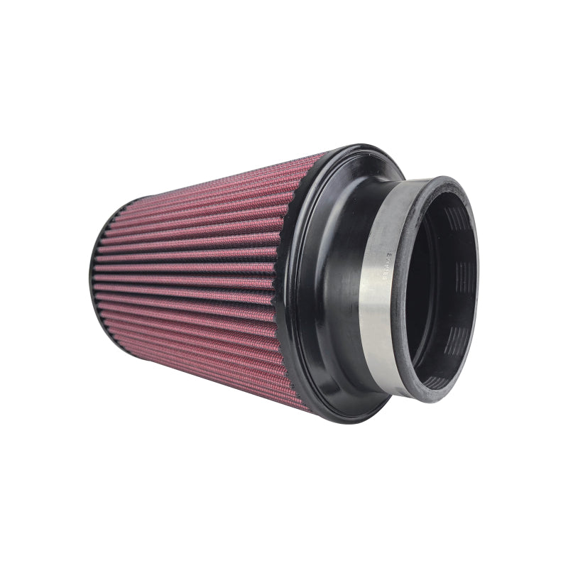 Injen Oiled Air Filter 4.0in Flange ID / 6.0in Base / 6.9in Media Height / 5.0in Top X-1127-BR