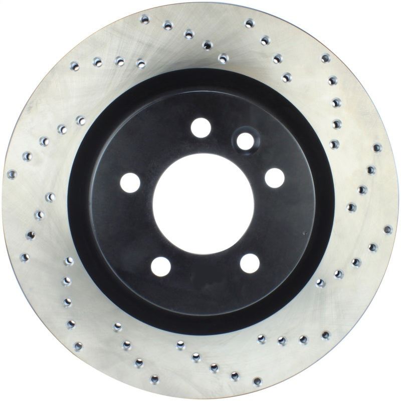 StopTech Sport Cryo Cross Drilled Brake Rotor; Rear Right