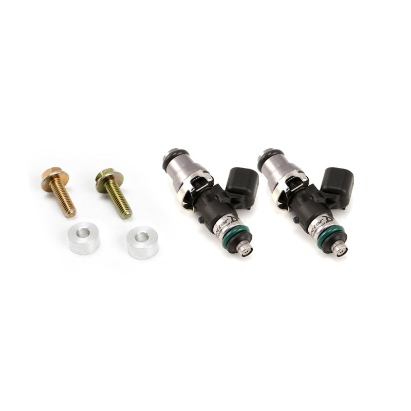 Injector Dynamics ID1700-XDS Fuel Injectors Polaris RZR 14mm Grey Adapter Top (Set of 2) 1700.16.01.48.14.2