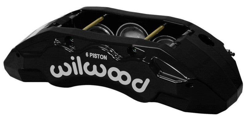 Wilwood Caliper-TX6R- L/H - Black 2.00/1.88/1.88in Pistons 1.38in Disc 120-13816-BK