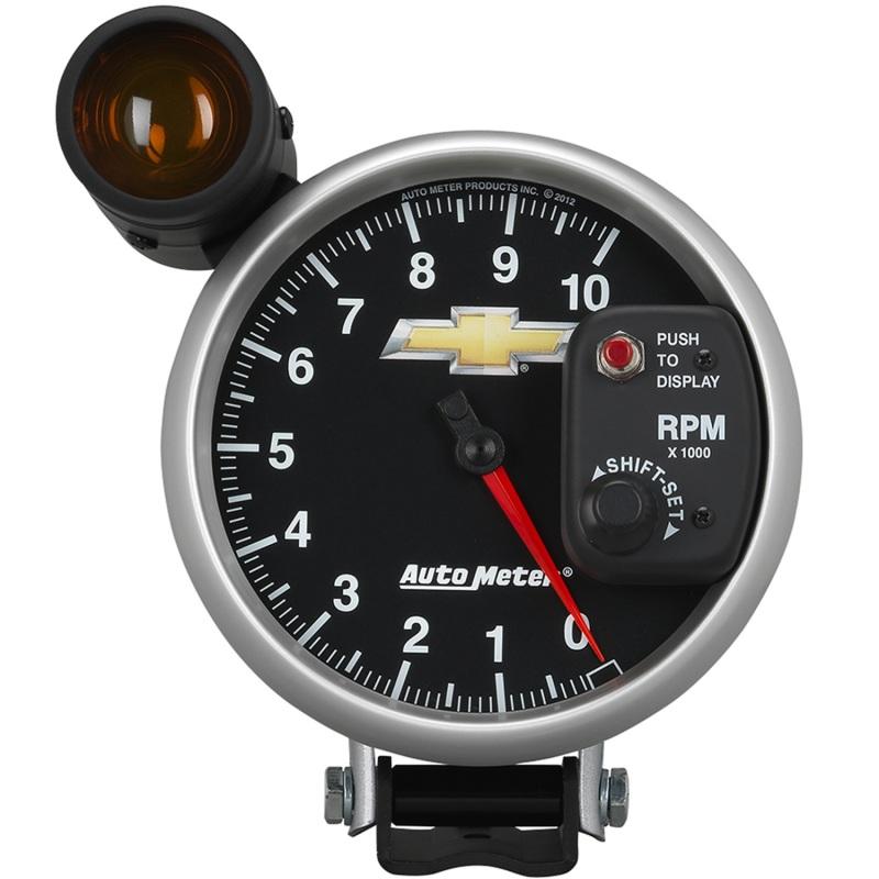 Autometer Performance Parts 5in 0-10000 RPM Tachometer COPO Camaro Gauge w/ Shift Light 880445 Main Image