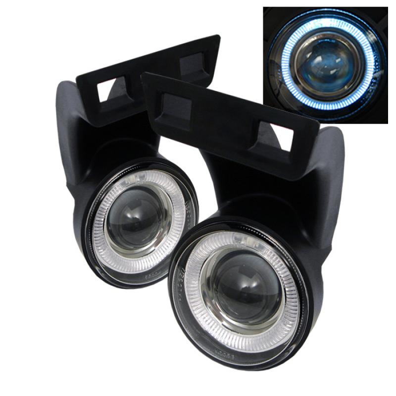 Spyder DODGE RAM 1500 1994-2001 Halo Projector Fog Lights w/swch - Clear FL-P-DRAM94-HL 5021274 Main Image