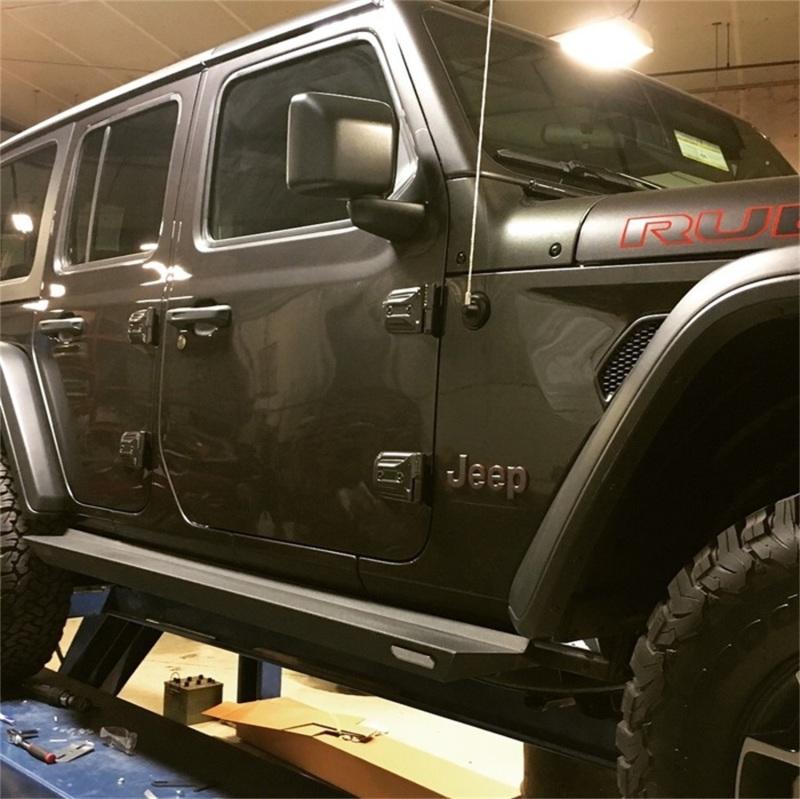 Iron Cross 18-19 Jeep Wrangler JL (4 Door) Rocker Step Board - Matte Black GP-JL3000 Main Image