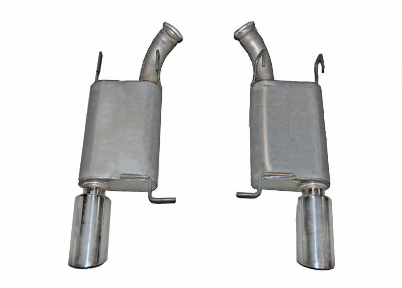 Gibson 11-14 Ford Mustang GT 5.0L 2.5in Axle-Back Dual Exhaust - Stainless 619010 Main Image