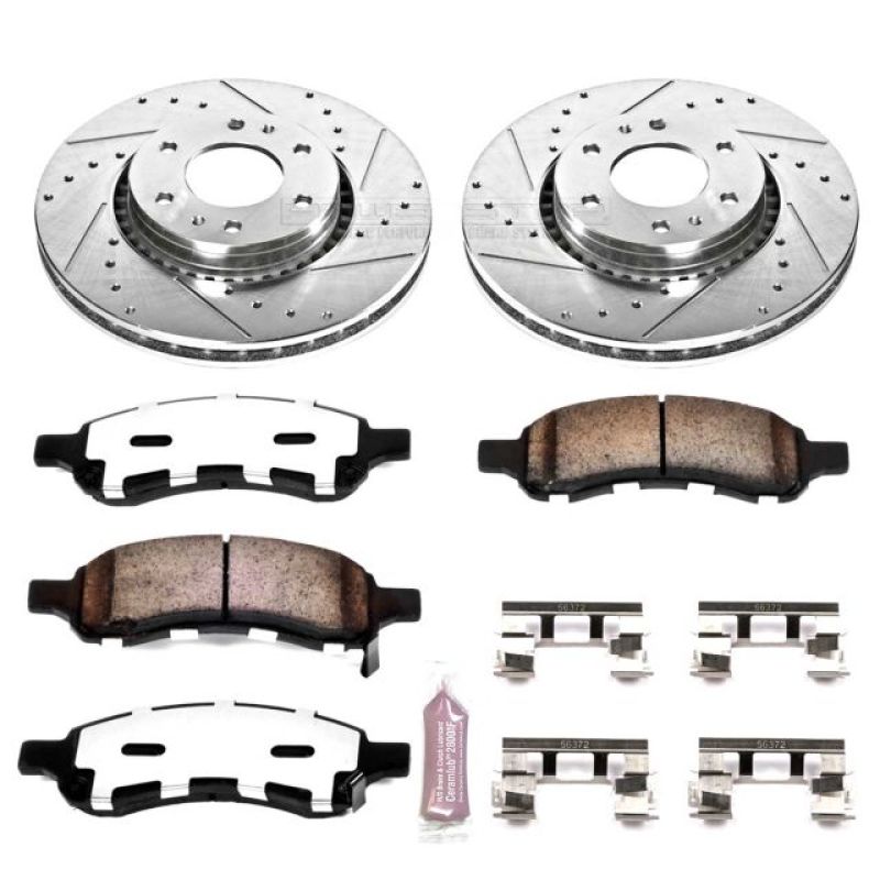 PowerStop PSB Z36 Truck & Tow Kit Brakes, Rotors & Pads Brake Kits - Performance D&S main image