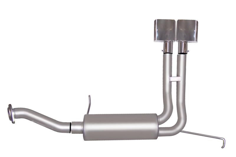 Gibson 94-95 Chevrolet C1500 Base 4.3L 2.5in Cat-Back Super Truck Exhaust - Stainless 65515 Main Image