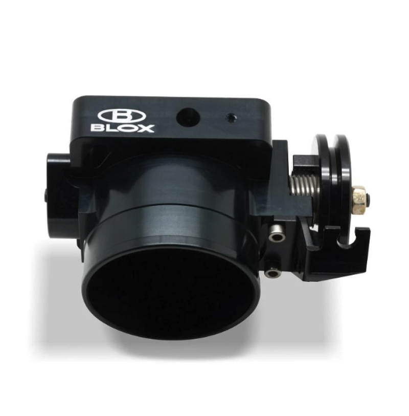 BLOX Racing 70mm Billet Throttle Body - Anodized Black BXIM-00217-BK