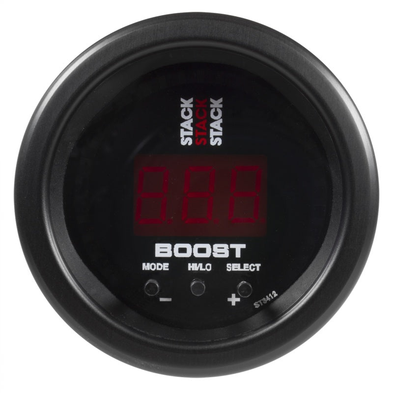 Autometer Stack 52mm -1 to +2 Bar (-30INHG to +30 PSI) Boost Controller - Black ST3412