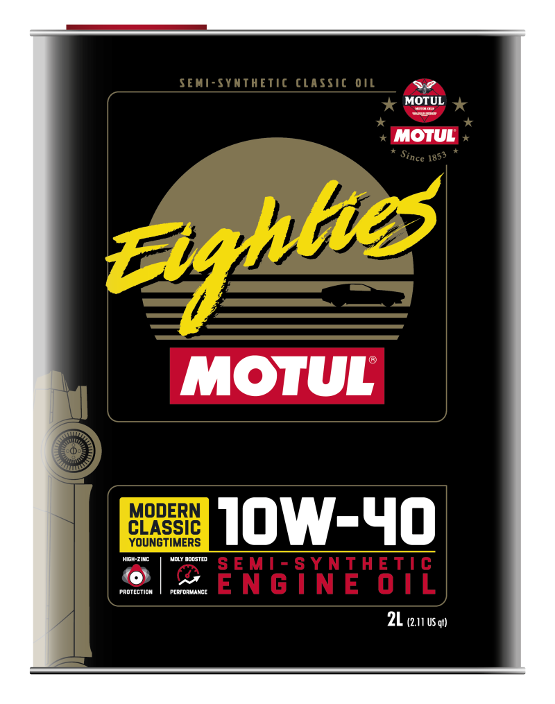 Motul 10W40 Classic Eighties Oil - 10x2L 110619