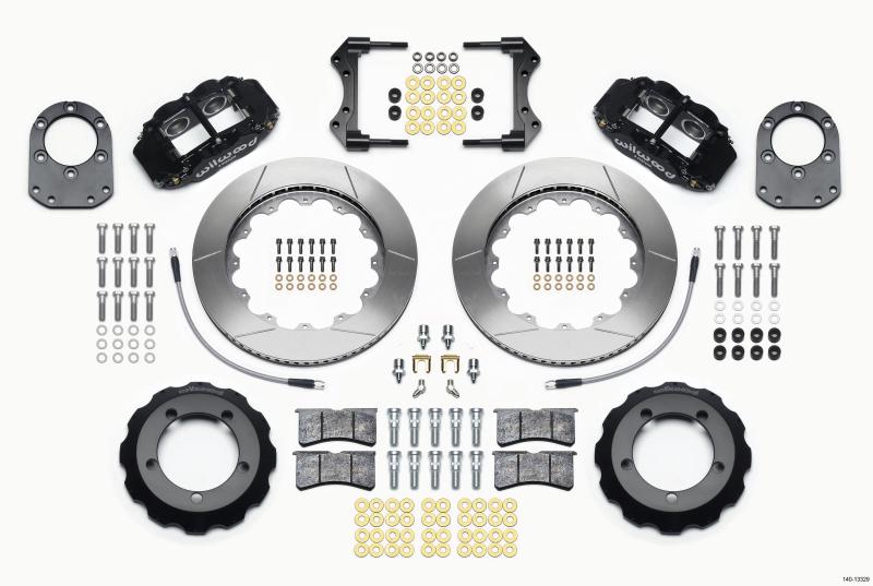 Wilwood Narrow Superlite 4R Front Hat Kit 14.00in 66-75 Ford Bronco Dana 30/44 w/Lines 140-13329 Main Image