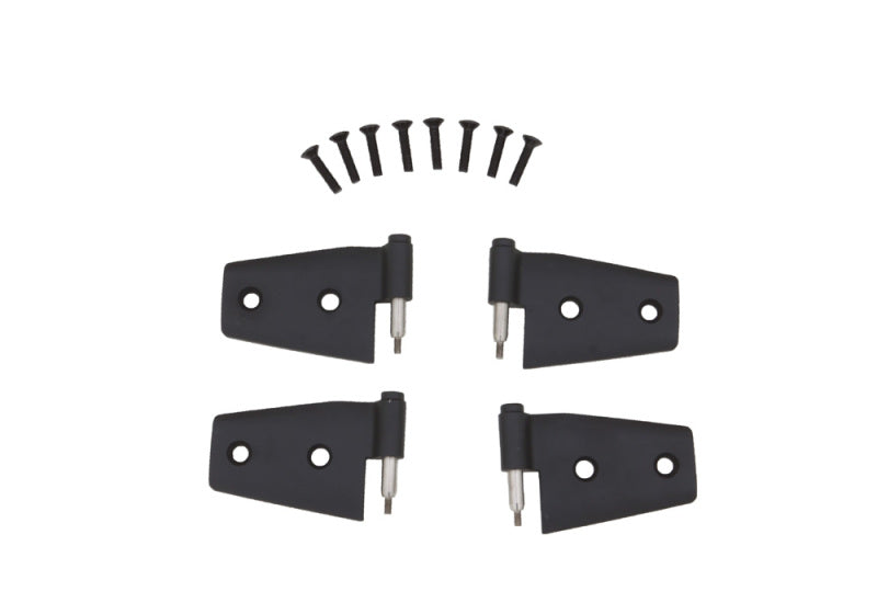 Rampage 2007-2018 Jeep Wrangler(JK) Door Hinges - Black 87641