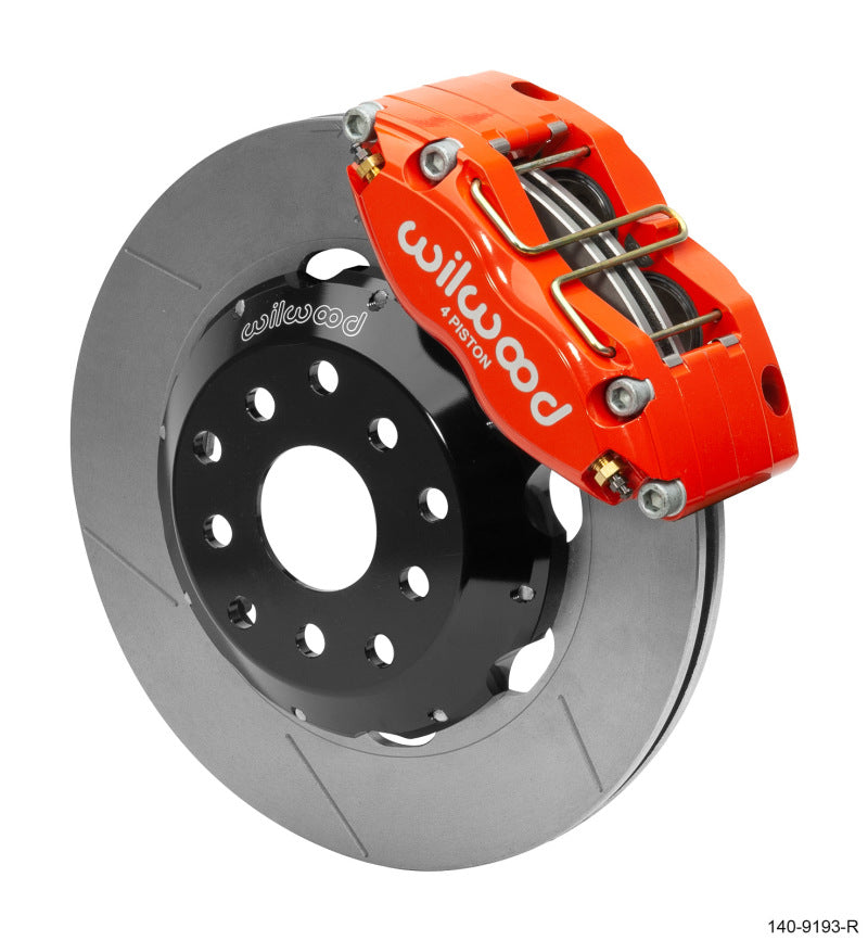 Wilwood Dynapro Radial Big Brake Front Brake Kit (Hat) Red