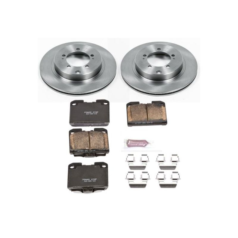 PowerStop PSB Autospecialty Kit Brakes, Rotors & Pads Brake Kits - OE main image