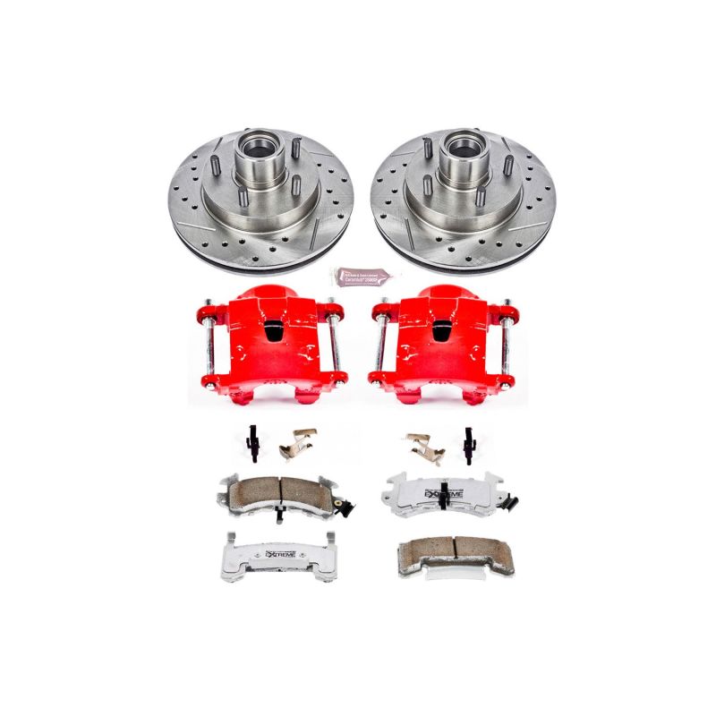 PowerStop PSB Z26 Street Kit w/Cals Brakes, Rotors & Pads Brake Kits - Performance D&S main image