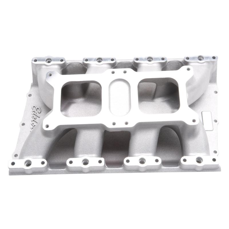 Edelbrock Intake Manifold Chrysler Gen II 426-572 Hemi Dual Quad Single Plane for EFI 75245 Main Image