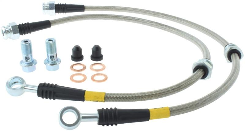 StopTech 14-16 Mazda 6 Stainless Steel Front Brake Lines 950.45010 Main Image