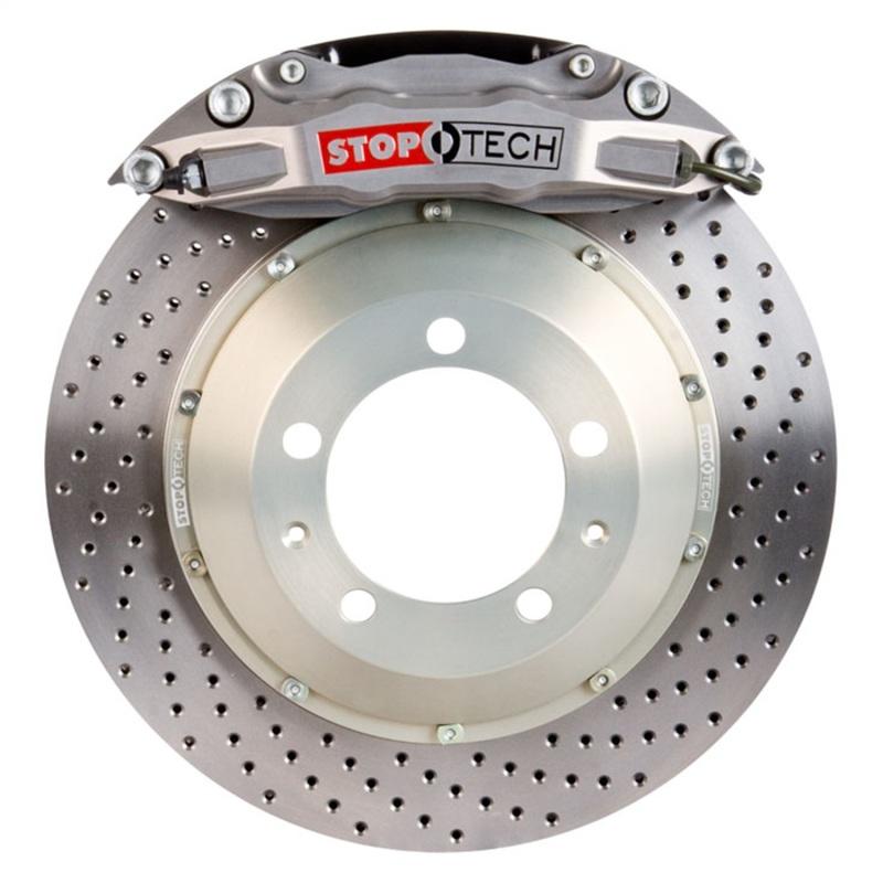 StopTech 91-05 Acura NSX Front BBK Trophy Sport ST-40 Calipers Drilled 328x28mm Rotors 83.055.4300.R2 Main Image