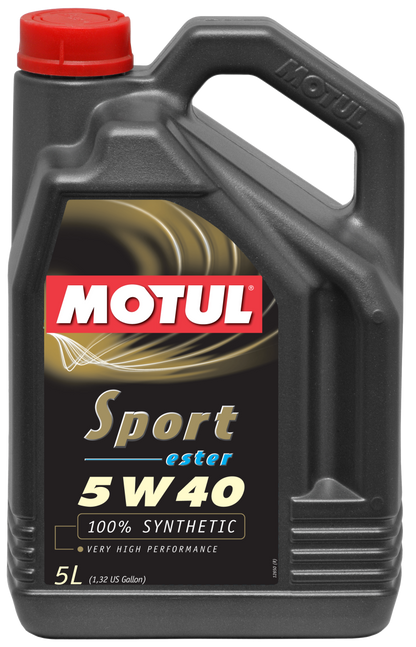 Motul 5L Synthetic Engine Oil Sport 5W40 105700