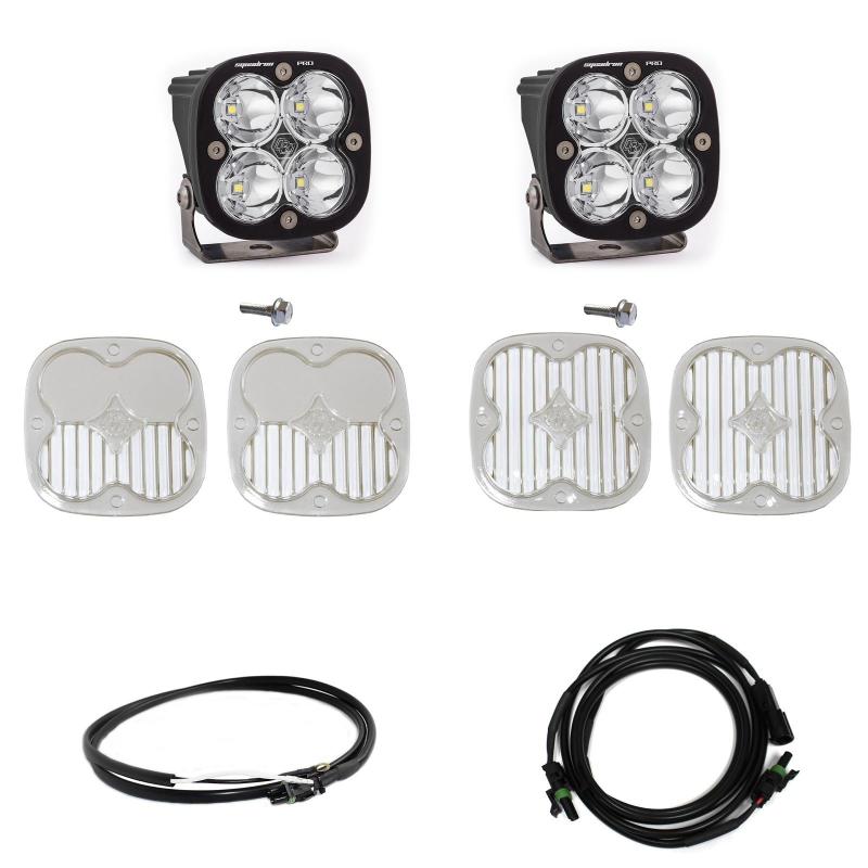 Baja Designs 2021+ Ford Bronco A Piller Light Kit Squadron Pro Spot w/Upfitter 447754UP