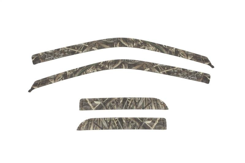 Stampede 2014-2018 Chevy Silverado 1500 Extended Cab Pickup Tape-Onz Sidewind Deflector 4pc - Camo 60105-4 Main Image