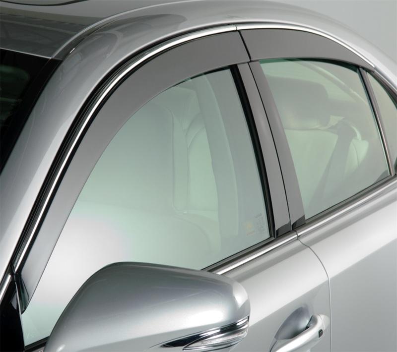 AVS 18-19 Nissan Rogue Sport Ventvisor Low Profile Window Deflectors 4pc - Chrome 794026 Main Image