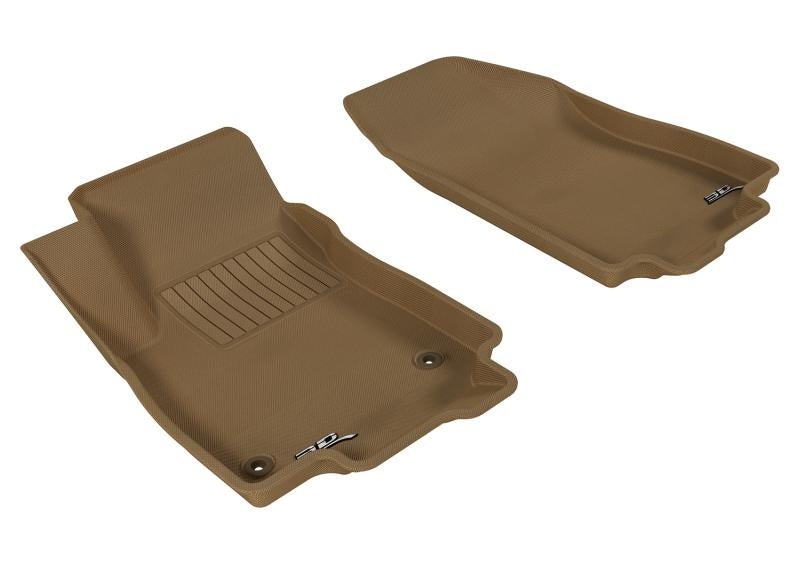 3D MAXpider 2013-2020 Buick/Chevrolet Encore/Trax Kagu 1st Row Floormat - Tan L1BC01611502 Main Image