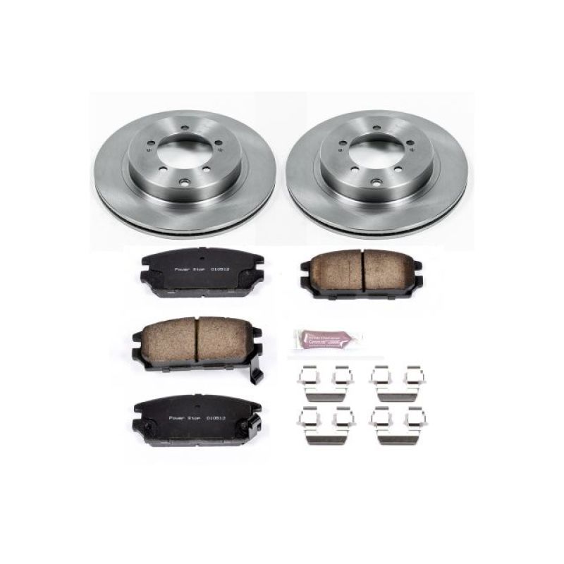 PowerStop PSB Autospecialty Kit Brakes, Rotors & Pads Brake Kits - OE main image