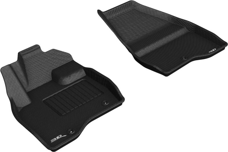 3D MAXpider 2017-2019 Ford Explorer Kagu 1st Row Floormat - Black L1FR11111509 Main Image