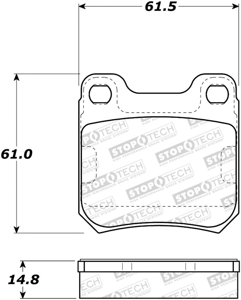 StopTech Street Brake Pads 308.07090 Main Image