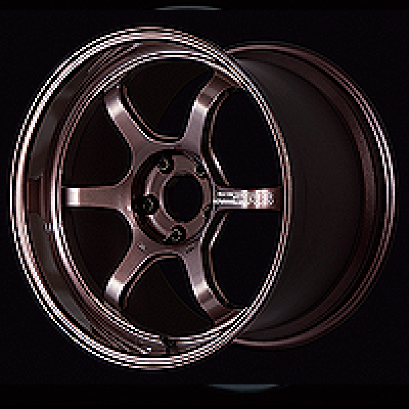 Advan R6 18x10.5 +24 5-114.3 Racing Copper Bronze Wheel YA68L24ECB