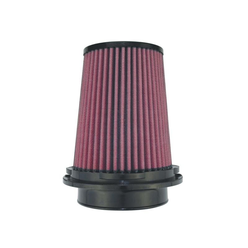 Injen 8-Layer Oiled Cotton Gauze Air Filter 4.0in ID/ 6.0in Base / 6.3in Height / 4in Top X-1112-BR Main Image