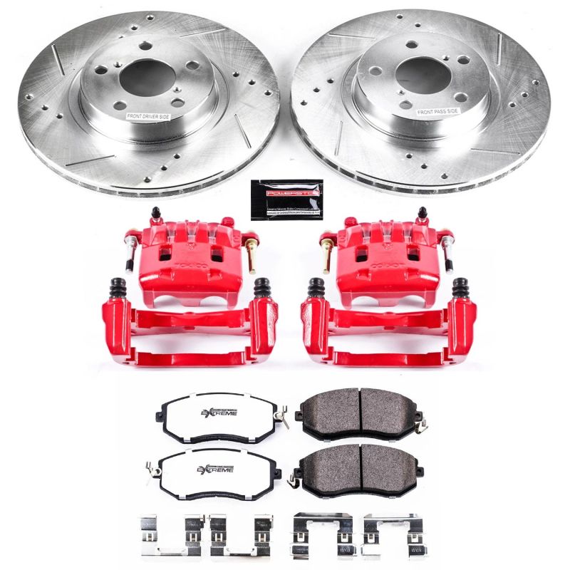 PowerStop PSB Z26 Street Kit w/Cals Brakes, Rotors & Pads Brake Kits - Performance D&S main image