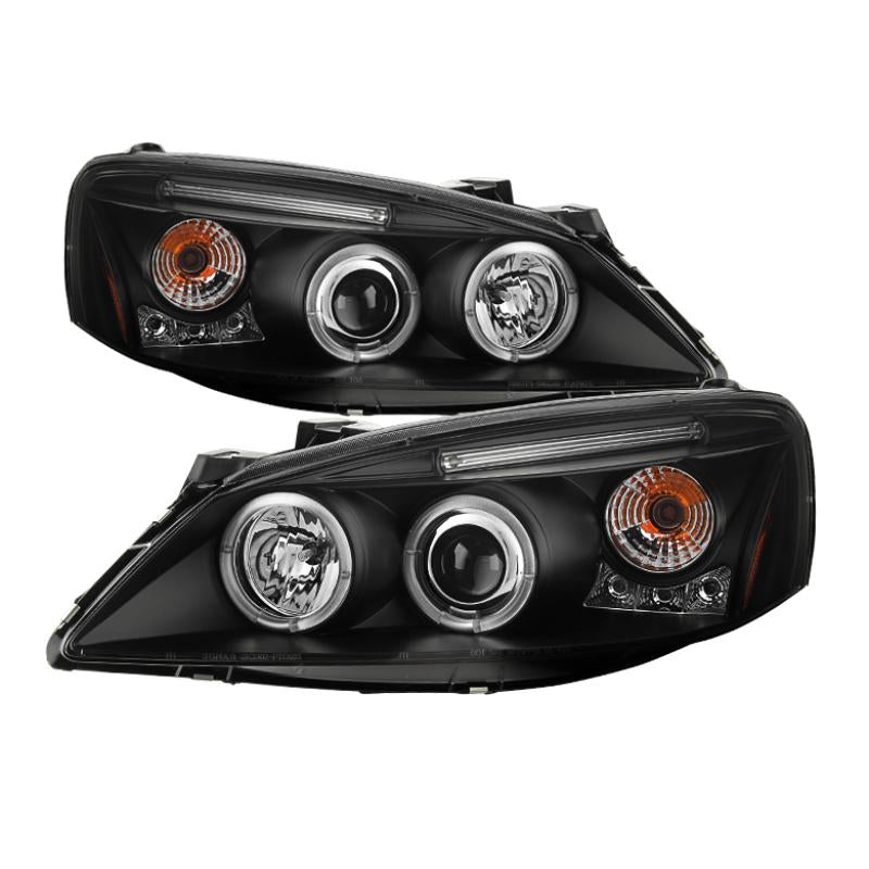 Spyder Pontiac G6 2/4DR 05-08 Projector Headlights LED Halo LED Blk PRO-YD-PG605-HL-BK 5011596 Main Image