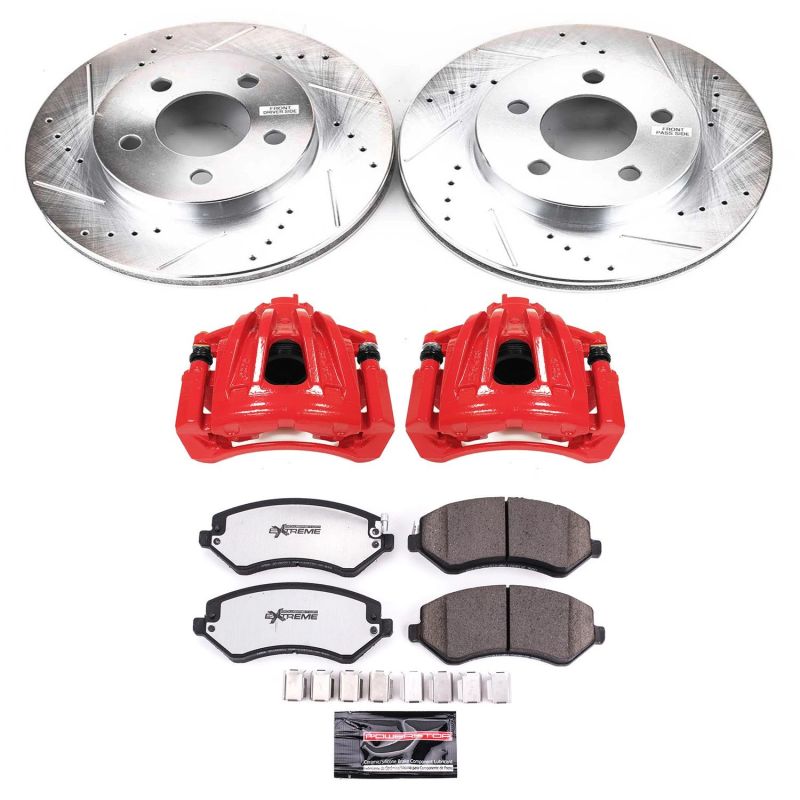 PowerStop PSB Z36 Truck & Tow Kit w/Cals Brakes, Rotors & Pads Brake Kits - Performance D&S main image