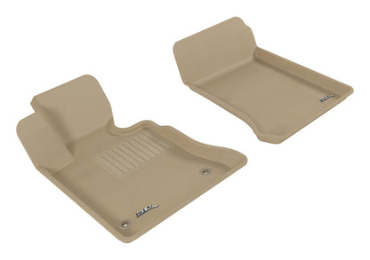 3D MAXpider 2009-2012 Mercedes-Benz GLK-Class X204 Kagu 1st Row Floormat - Tan L1MB05111502