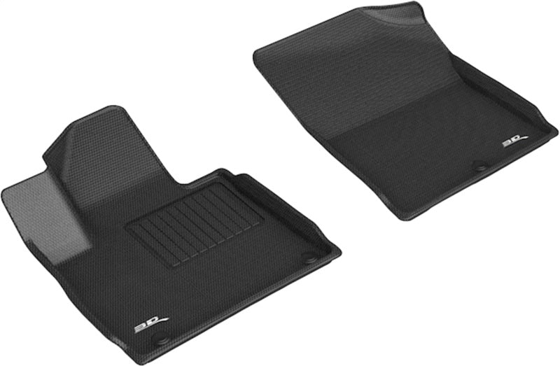 3D MAXpider ACE Kagu - Front - Black Floor Mats Floor Mats - Rubber main image