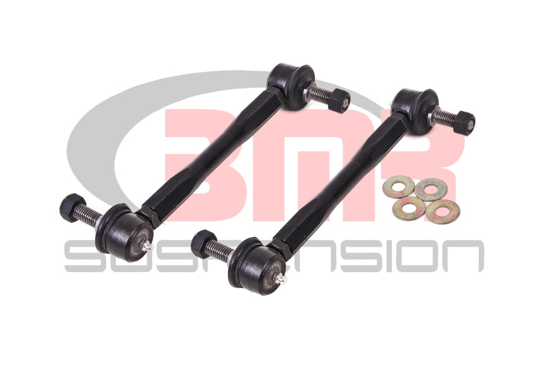 BMR 15-17 S550 Mustang Front Sway Bar End Link Kit - Black ELK013