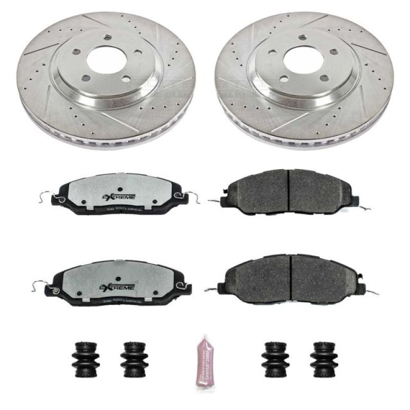 PowerStop PSB Z26 Street Warrior Kit Brakes, Rotors & Pads Brake Kits - Performance D&S main image