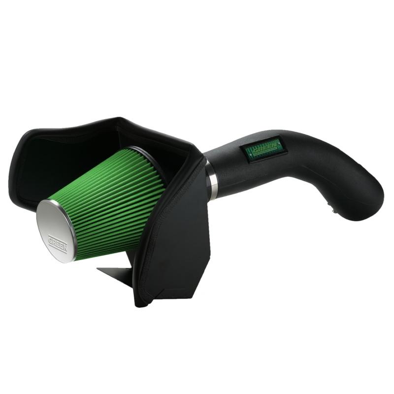 Green Filter 00-06 GMC Denali 6.0L V8 Cold Air Intake Kit 2565 Main Image