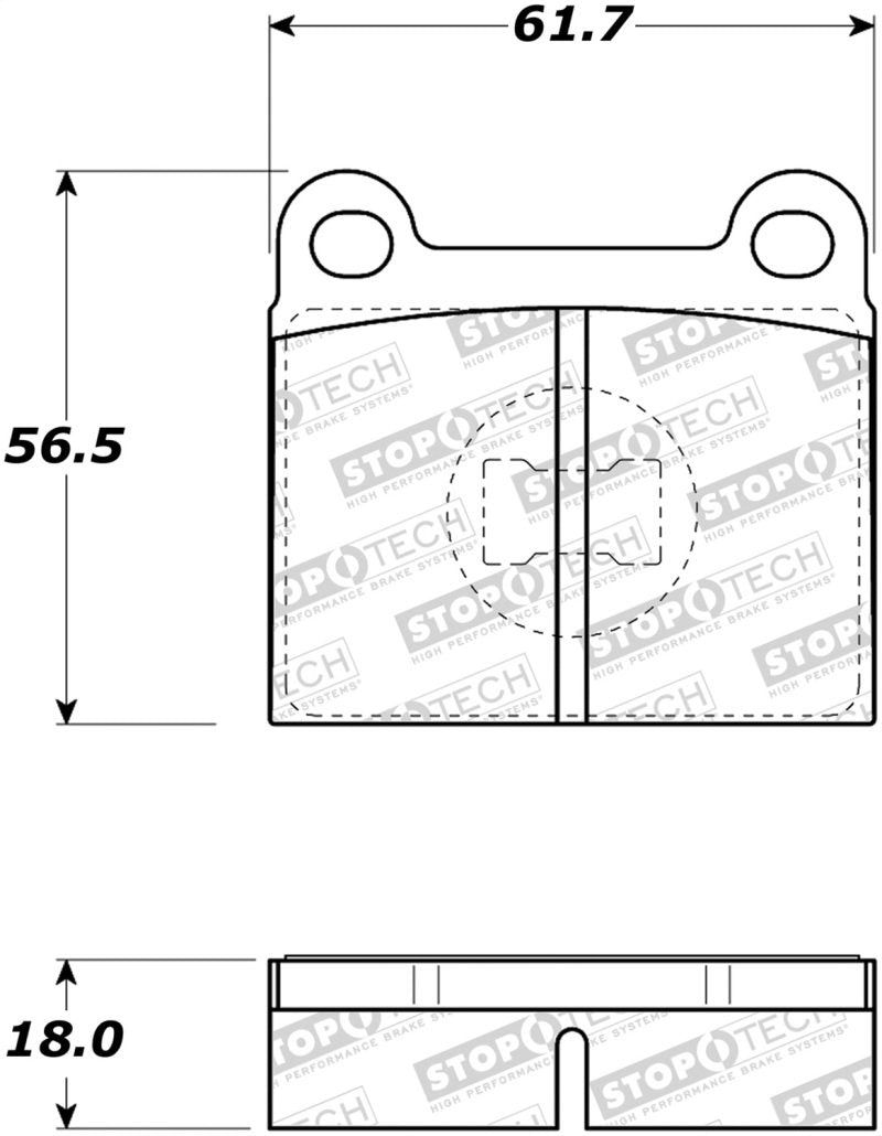 StopTech Street Brake Pads 308.00960 Main Image