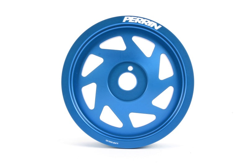 Perrin 15-18 Subaru WRX / 13-20 BRZ / 14-18 Forester XT FA/FBCrank Pulley - Blue PSP-ENG-101BL