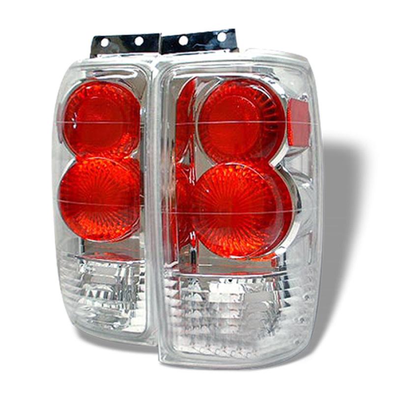 Spyder Ford Expedition 97-02 Euro Style Tail Lights Chrome ALT-YD-FE97-C 5002839 Main Image