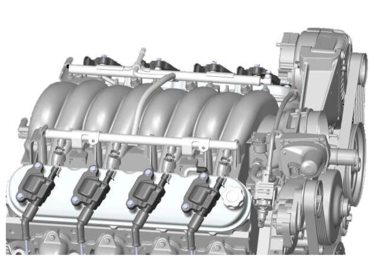 Holley Valve Cover, LS Polished Finish